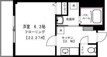 パールマンションＩＳの間取り|間取りです。