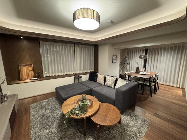 フォルム小石川 12Fの居間・リビング