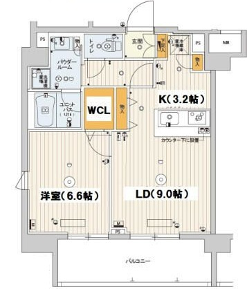 スカイコートパレス両国弐番館の間取り|間取りです。