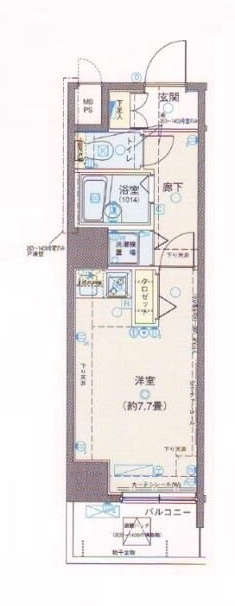 ヴェルト日本橋シティの間取り|間取りです。