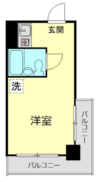 茅場町スカイハイツの間取り|間取りです。