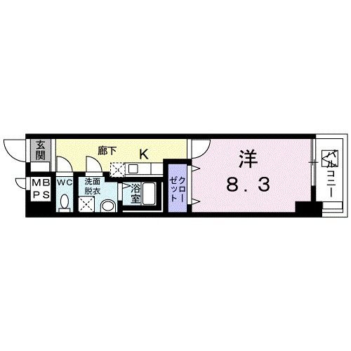 サピー豊洲の間取り|間取りです。