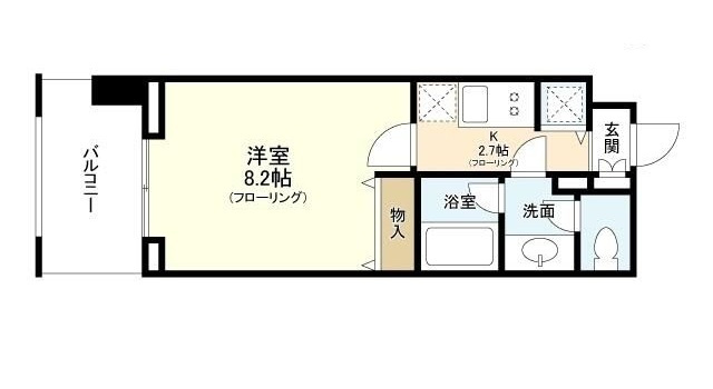 プロスペクト東雲橋の間取り|間取りです。