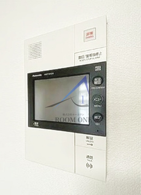 コンフォリア大島のセキュリティ|モニター付きインターホンです。
