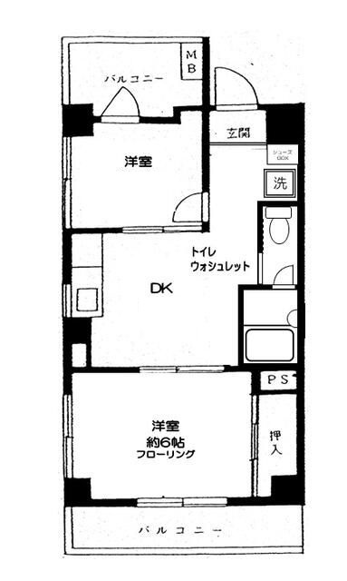 ドムール清澄公園の間取り|間取りです。