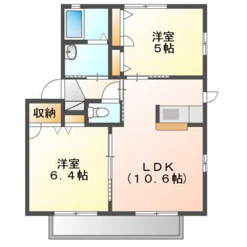 シャーメゾンルナの間取り