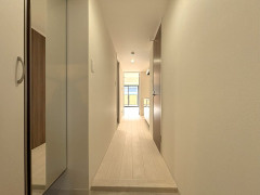 福岡市中央区清川３丁目の賃貸マンションの玄関
