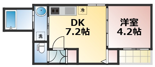 【間取り】 | デメテル寺田町　仲介手数料無料
