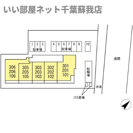 グランアジュールの区画図