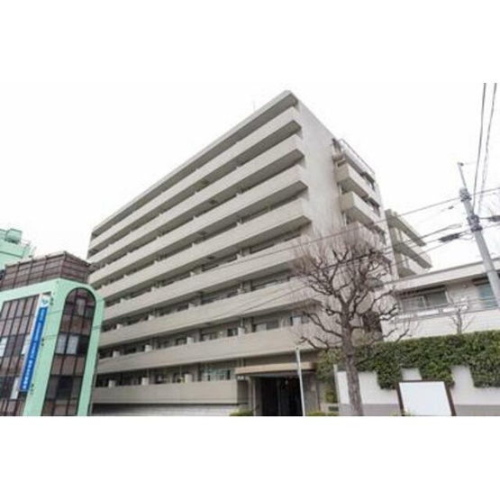 【外観】 | 高田馬場パーク・ホームズ | 鉄筋コンクリート造のがっちりとした建物。