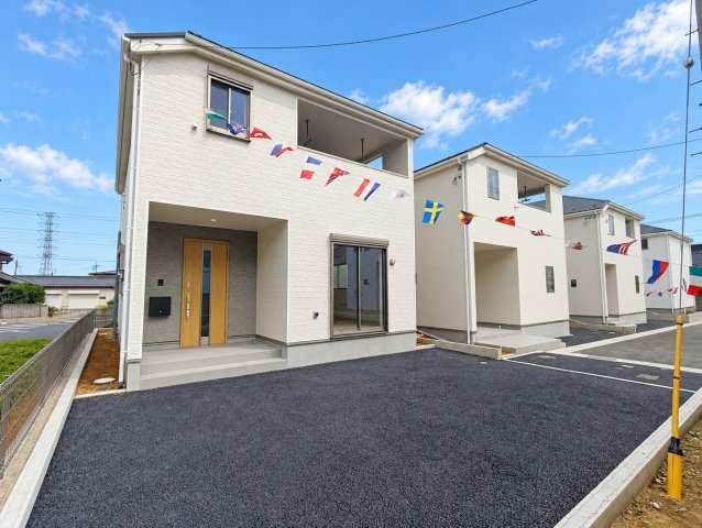 三郷市　彦糸1丁目　新築戸建　全7棟の前面道路含む現地写真|前面道路含む現地写真です
