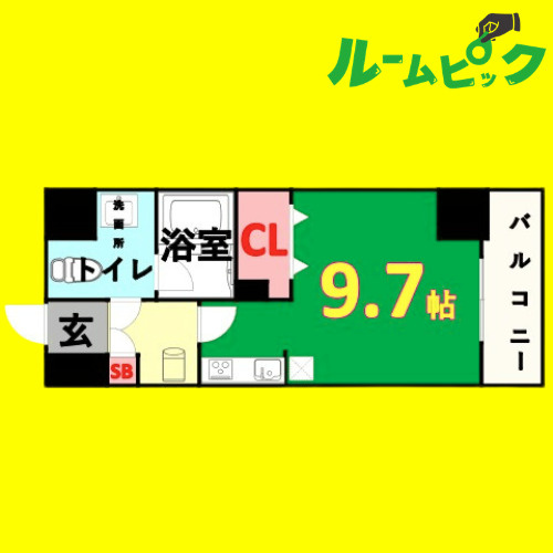 澄和レジデンス名古屋　名古屋市賃貸　仲介手数料無料の間取り