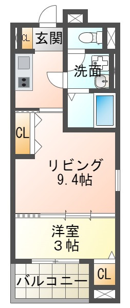 リアライズ垂水Ⅱの間取り
