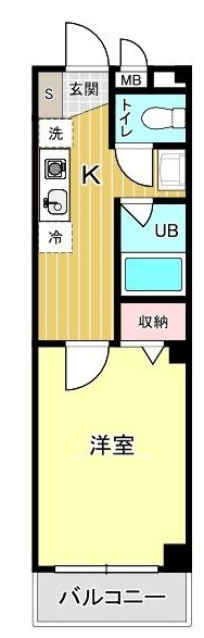 第63シンエイビルの間取り|間取りです。