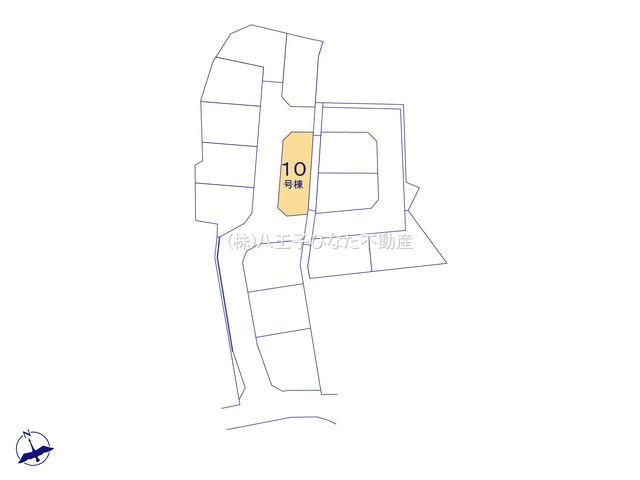 『八王子市新築戸建て』八王子市戸吹町1971【仲介手数料無料】の区画図|～仲介手数料無料☆八王子ひなた不動産～八王子戸吹町　新築戸建て