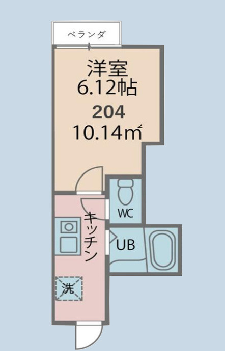 カインドネス京王堀之内の間取り
