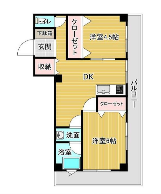 アミティエ小頭町の間取り