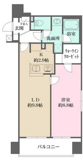 【間取り】 | スパッジオ蔵前 | 間取り