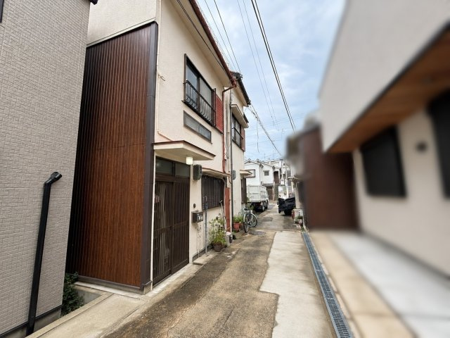 中原通6丁目 売土地の前面道路含む現地写真