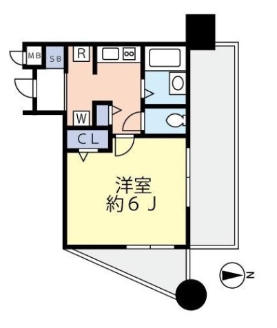 中野区江古田２丁目の賃貸マンションの間取り