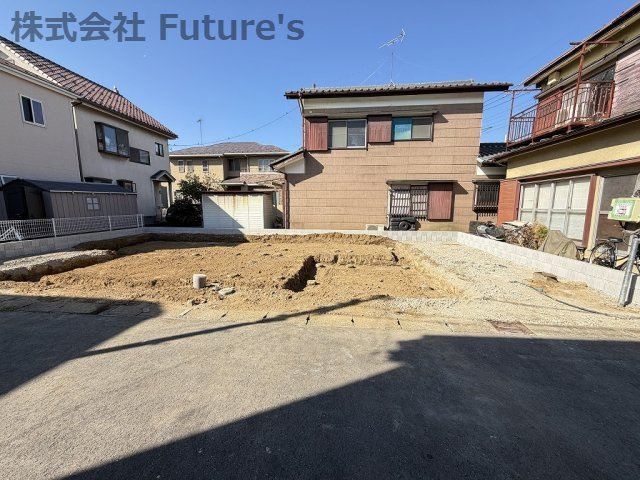 三郷市栄1丁目　新築戸建　全1棟の外観|現地の写真になります。