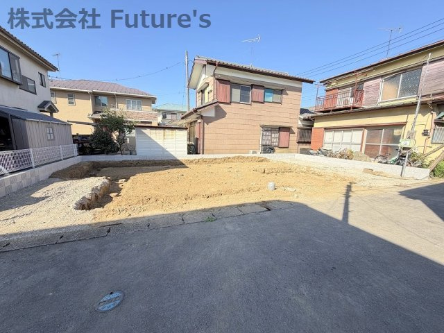 三郷市栄1丁目　新築戸建　全1棟の外観|現地の写真になります。