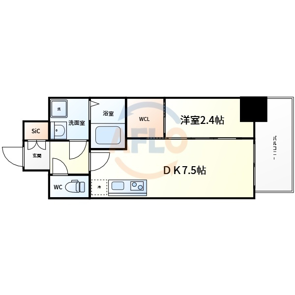 セレニテ谷町四丁目アリエの間取り|セレニテ谷町四丁目アリエ　間取り