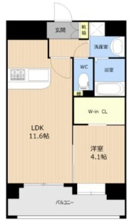 熊本市西区花園１丁目の賃貸マンションの間取り