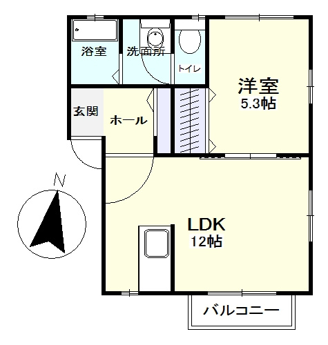 ショコラベガスの間取り