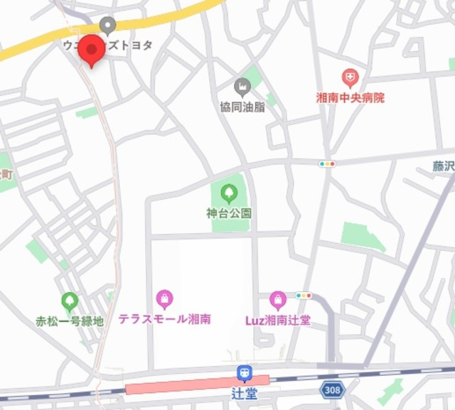 Ｓｐｌｅｎｄｏｒｅ　辻堂神台の地図