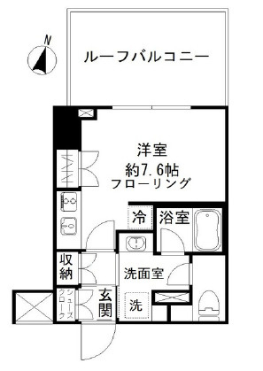 パークリュクス清澄白河の間取り