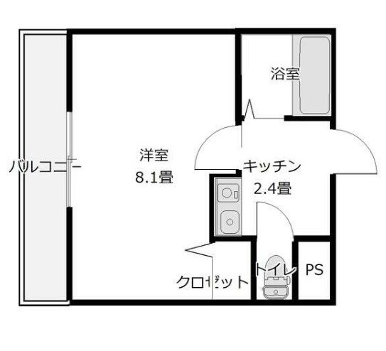 ＩＫＫⅡの間取り|間取りです。