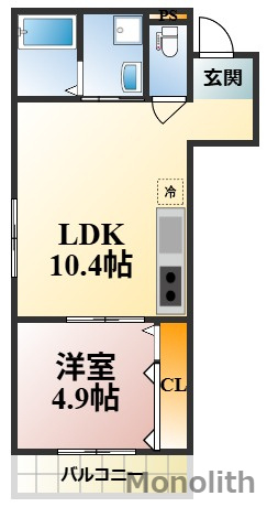 Fstyle羽衣2号館の間取り