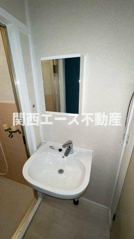 【洗面所】 | 中石切町5丁目貸家
