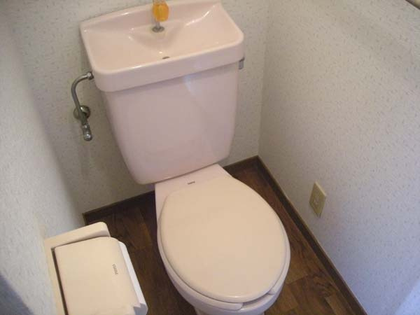 藤野テラスハウスのトイレ|落ち着いた色調のトイレです