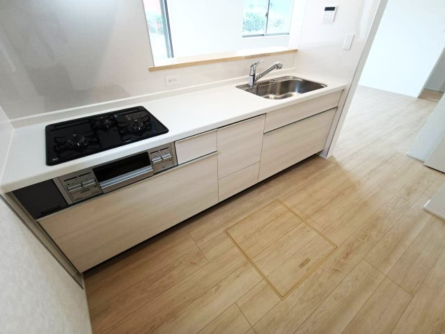 三郷市　彦糸1丁目　新築戸建　全7棟のキッチン|きれいなキッチンです