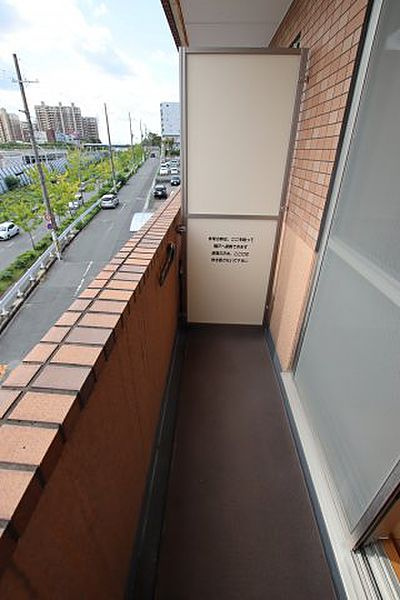 F・Kマンションのバルコニー