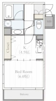 【間取り】 | セントパレス方南町 | 間取りです。