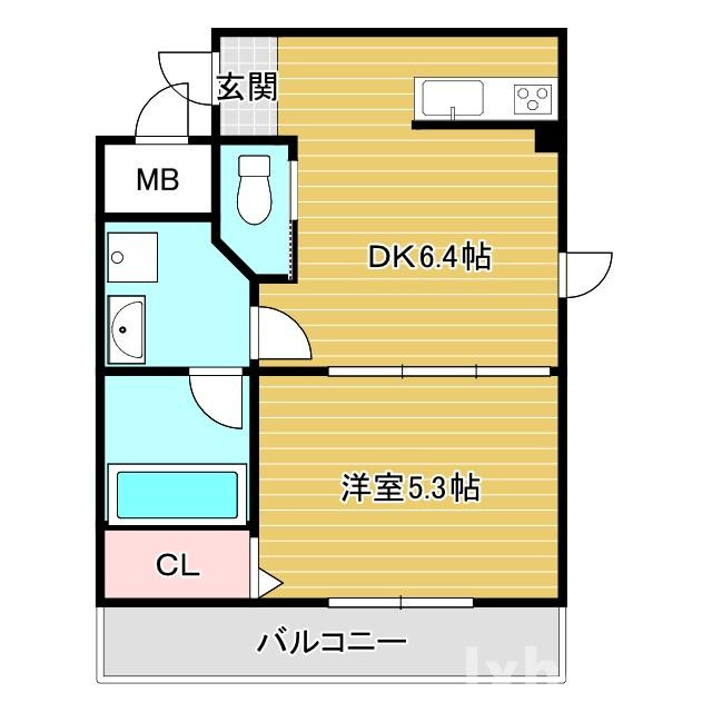 ラルーチェ千里丘の間取り