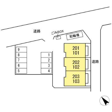 ファミール・ドミの区画図