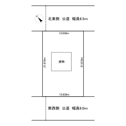 北見市東陵町１８９番地７０　中古売家の区画図