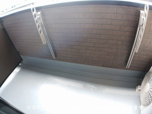 水口町秋葉アパート（０２８６４７４０１）のバルコニー