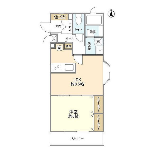 Ｍｅｌｌ　ｍａｉｓｏｎ　Ｔｏｓｈｉの間取り
