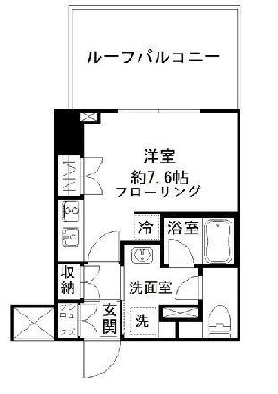 パークリュクス清澄白河の間取り|間取りです。