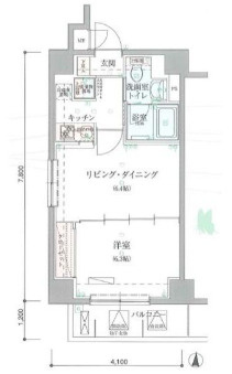 リヴシティ錦糸町の間取り