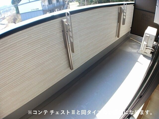 水口町秋葉アパート（０２８６４７４０１）のバルコニー
