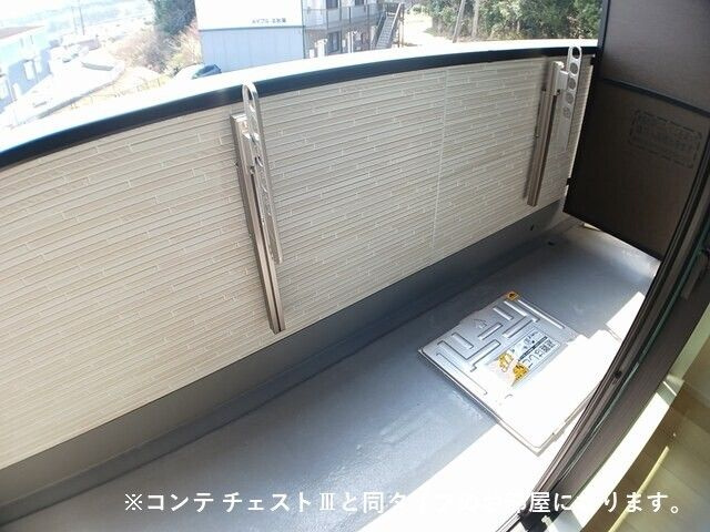 水口町秋葉アパート（０２８６４７４０１）のバルコニー