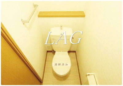 【トイレ】 | クレストコート | トイレです。