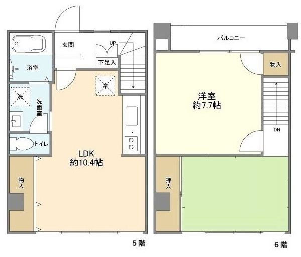 高輪グリーンハイツの間取り|間取りです。