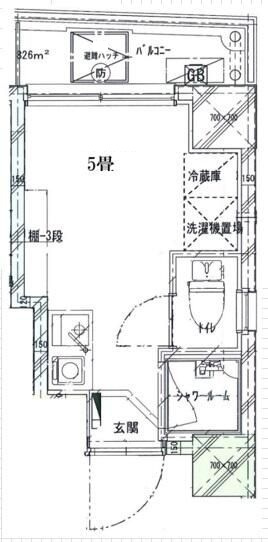 レオナール三田の間取り|間取りです。